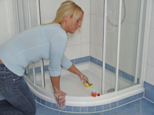 Duschwanne wird rutschsicher
